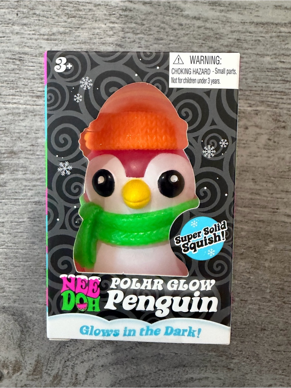 Needoh Polar Glow Penguin Pink